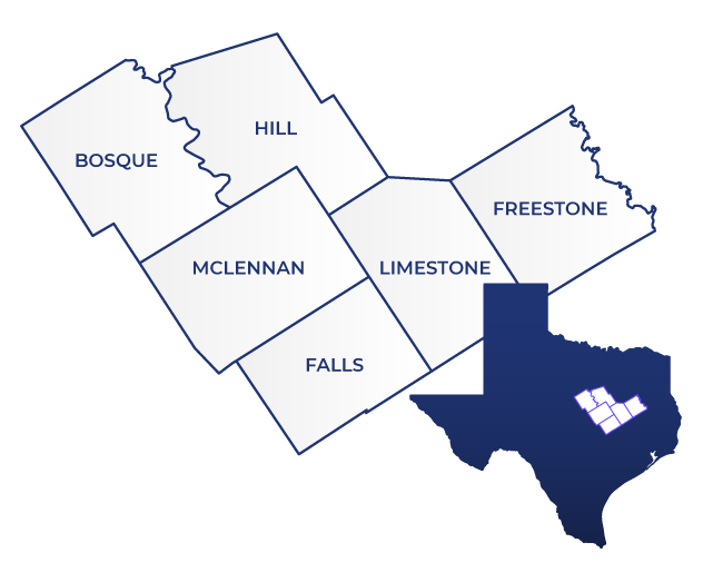 Heart of Texas Home Slider map